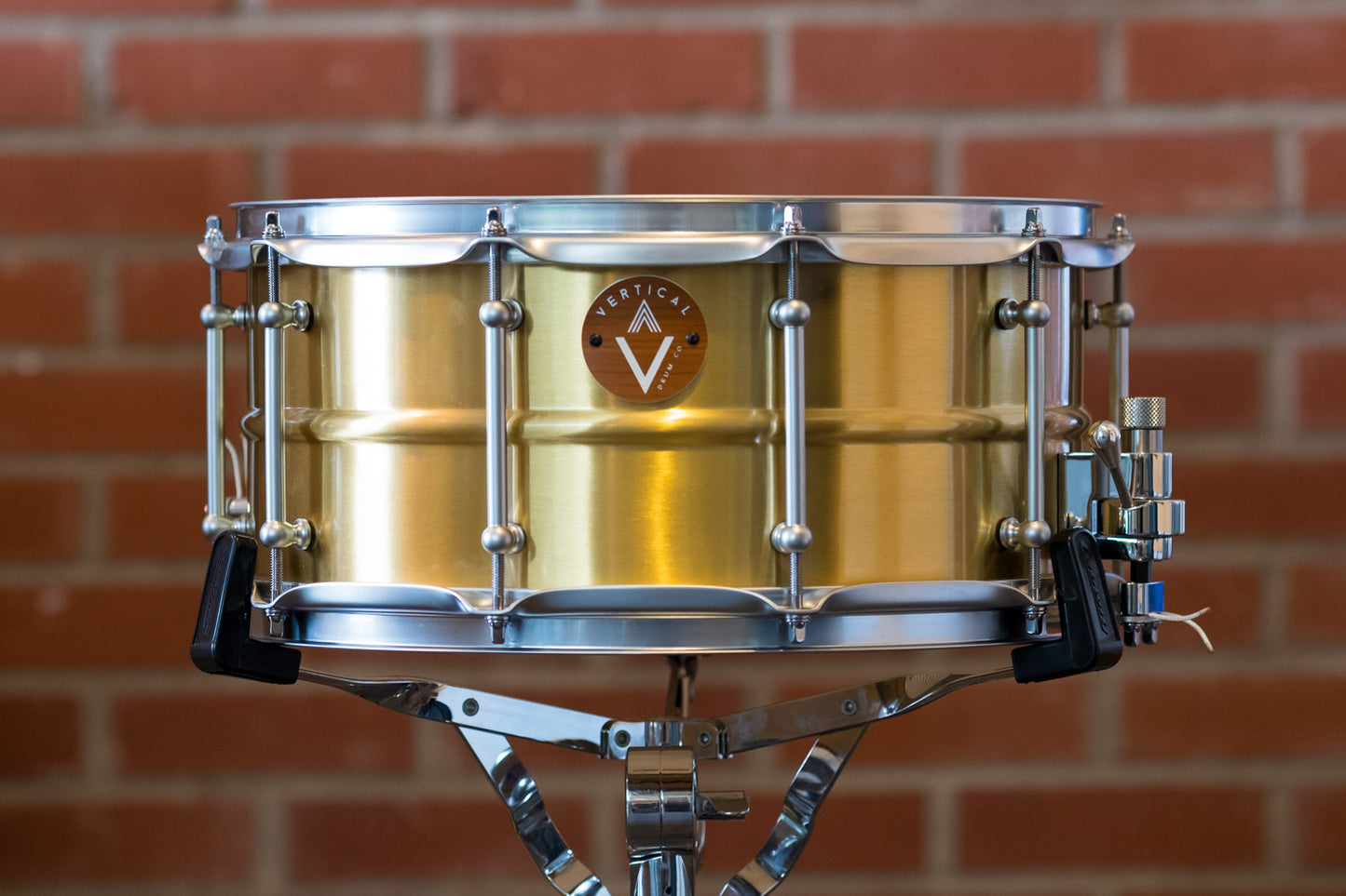 Vertical Drum Co. Refrain 6.5×14" Raw Brass Snare Drum