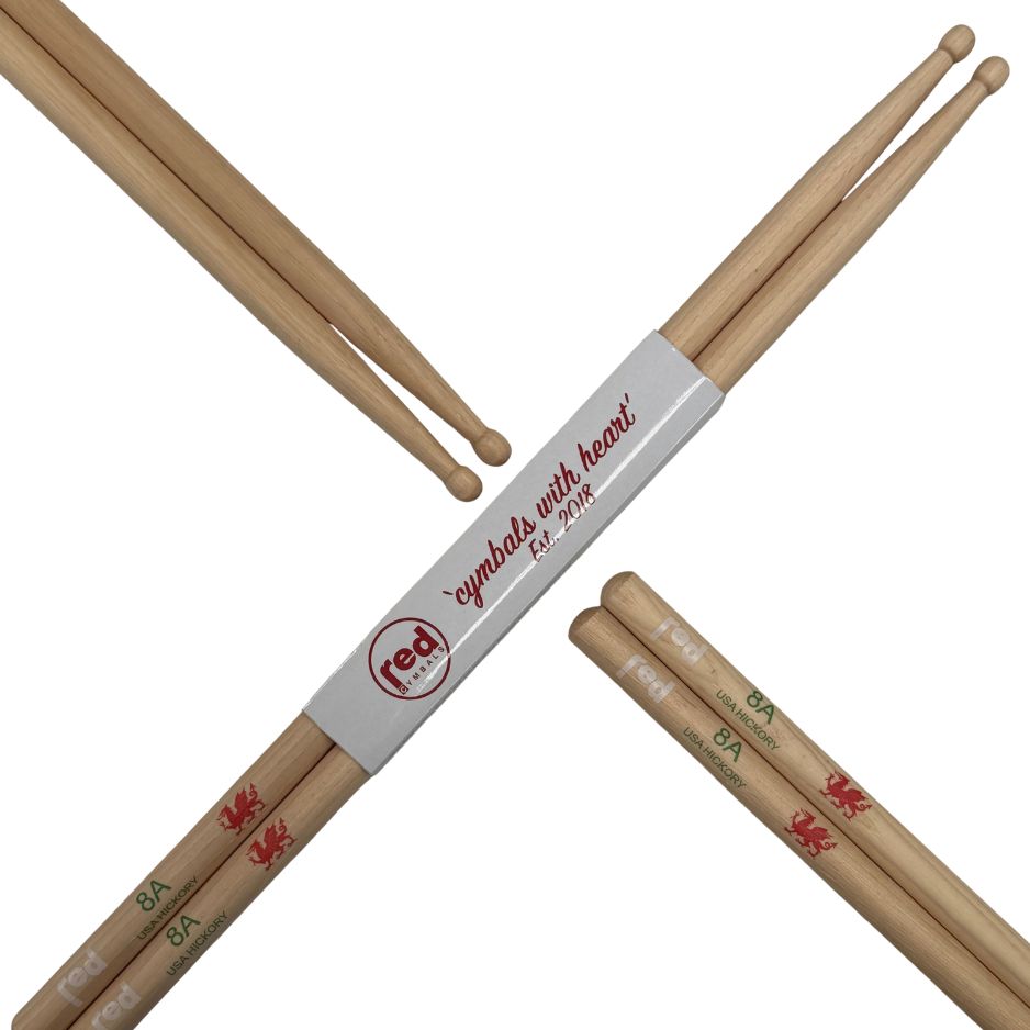Red Drumsticks Welsh Dragon Series