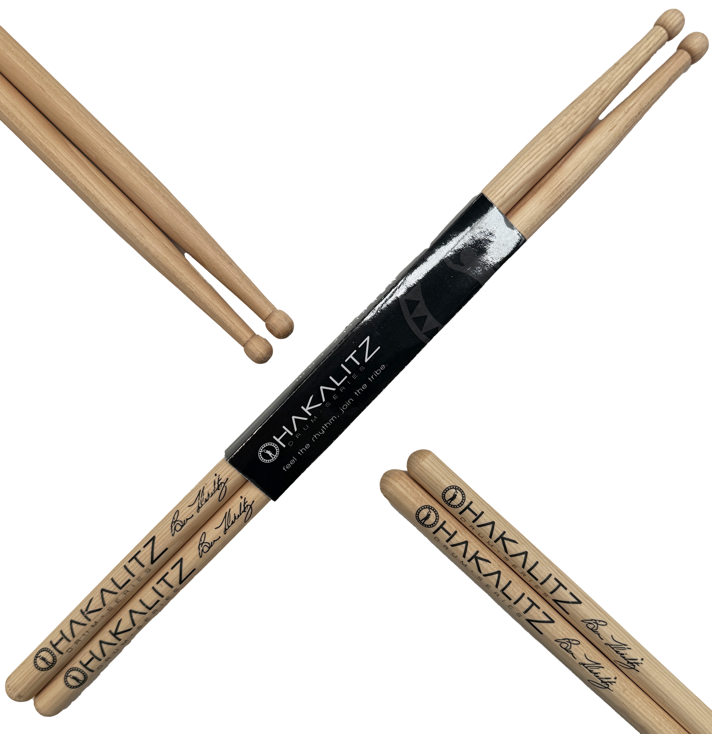 Ben Hakalitz Signature Drumsticks Ball Tip 7A, 8A, 5A and 5B